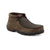 Twisted X Mens Chukka Driving Moc Caiman Brown Leather Work Boots