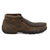 Twisted X Mens Chukka Driving Moc Caiman Brown Leather Work Boots
