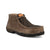Twisted X Mens Chukka Woven Driving Moc CT Taupe/Black Leather Work Boots