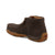 Twisted X Mens Chukka Driving Moc CT WP Chocolate Leather Work Boots