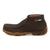 Twisted X Mens Chukka Driving Moc CT WP Chocolate Leather Work Boots
