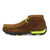 Twisted X Mens Chukka Driving Moc Steel Toe Saddle/Yellow Leather Work Boots