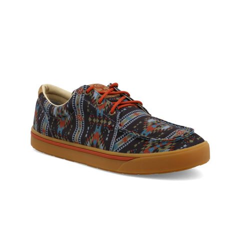 Twisted X Mens Hooey Loper Southwest Multi-Color Fabric Sneakers Shoes