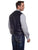Cripple Creek Mens Black Boar Nappa Leather Western Snap Front Vest