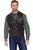 Cripple Creek Mens Antique Chocolate Leather Western Snap Front Vest 4XL