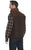 Cripple Creek Mens Quilt-Stitched Two-Tone Mustang Leather Leather Vest