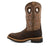 Twisted X Mens 12in Western Alloy Toe Taupe/Bomber Leather Work Boots