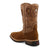 Twisted X Mens 12in Western Comp Toe WP Dark Brown/Tan Leather Work Boots