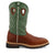 Twisted X Mens 12in Western Steel Toe Cognac/Lime Leather Cross Work Boots