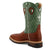 Twisted X Mens 12in Western Steel Toe Cognac/Lime Leather Cross Work Boots