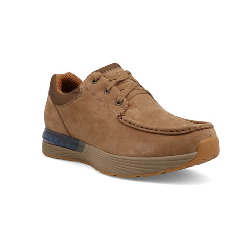 Twisted X Mens CellStretch Active Camel Leather Sneakers Shoes 9 W