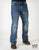 Mens Medium Wash Cotton Blend Jeans Overdrive