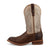 Twisted X Mens 12in Rancher Western Tobacco Brown/Sand Leather Cowboy Boots