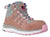 Moxie Trades Womens Trisha Composite Toe Pink Suede Work Boots