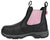 Moxie Trades Womens Angel Comp Toe Chelsea Black Leather Work Boots