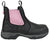 Moxie Trades Womens Angel Comp Toe Chelsea Black Leather Work Boots