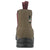 Moxie Trades Womens Angelina Olive Leather Full-Grain Nubuck Work Boots