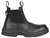 Moxie Trades Womens Angelina Black Leather Full-Grain Work Boots