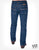 Mens Medium Wash Cotton Blend Jeans Winter