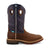 Twisted X Mens 12in Western WP Alloy Toe Mocha/Navy Leather Work Boots
