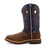 Twisted X Mens 12in Western WP Alloy Toe Mocha/Navy Leather Work Boots