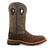 Twisted X Mens 12in Western Nano Toe Brown/Grey Leather Work Boots