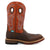 Twisted X Mens 12in Western Nano Toe WP Brown/Orange Leather Work Boots