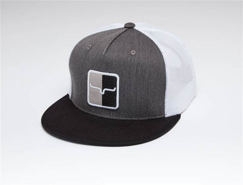 Kimes Ranch Unisex Mirror Charcoal Heather Cotton Twill Trucker Cap