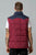 Kimes Ranch Mens Muir Trail Quilted Burgundy Poly/Nylon Softshell Vest