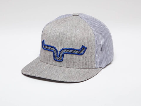 Kimes Ranch Unisex Nite Train 110 Grey Heather Wool Blend Trucker Cap
