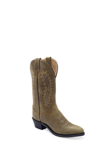 Old West Womens Western Tan Fry Leather Cowboy Boots 6.5 M
