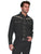 Scully Mens Shirt Western Black Poly Blend Embroidered Music Note Snap L/S