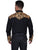 Scully Mens Gold Poly/Rayon Tooled Floral L/S Shirt