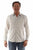 Scully Mens Floral Tooled Light Grey Poly/Rayon L/S Shirt