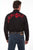 Scully Mens Red Poly/Rayon Skull/Rose L/S Shirt
