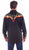 Scully Mens Embroidered Flames Black Poly/Cotton L/S Shirt