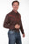 Scully Mens Chocolate Poly/Rayon Thunderbird L/S Shirt L