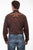 Scully Mens Chocolate Poly/Rayon Thunderbird L/S Shirt L
