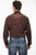 Scully Mens Thunder Bird Chocolate Poly/Rayon L/S Shirt