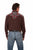 Scully Mens Mesmerising Red Roses Chocolate Poly/Rayon L/S Shirt