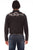 Scully Mens Black Poly/Rayon Grey Horseshoe L/S Shirt