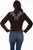 Scully Womens Black Cotton Blend Feather L/S Shirt