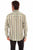 Scully Mens Signature Stripe Earth 100% Tencel L/S Shirt