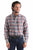 Scully Mens Signature Acid Wash Blue 100% Cotton L/S Shirt