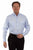 Scully Mens Turquoise Snap Light Blue 100% Cotton L/S Shirt S