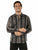 Scully Mens Signature Stripe Charcoal 100% Cotton L/S Shirt