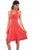 Scully Womens Brick 100% Cotton Halter S/L Dress