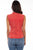 Scully Womens Brick 100% Cotton Soutache S/L Blouse