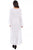 Scully Womens Side Slit Maxi White 100% Rayon L/S Dress