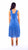 Scully Womens Soutache Cantina Light Blue 100% Cotton S/L Dress